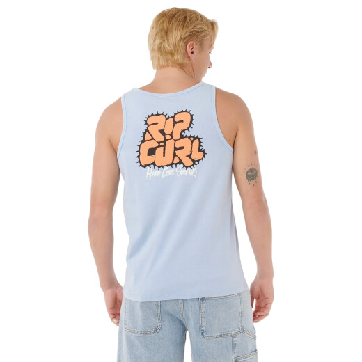 Musculosa Rip Curl Raw Energy Bubble - Celeste Musculosa Rip Curl Raw Energy Bubble - Celeste