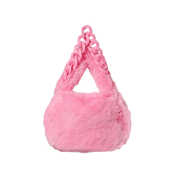 Cartera plush Barbie fucsia