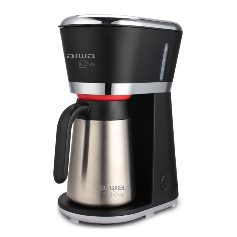 Cafetera Semi Automática Negra con Filtro | AIWA | AW-CD1162 Cafetera Semi Automática Negra con Filtro | AIWA | AW-CD1162