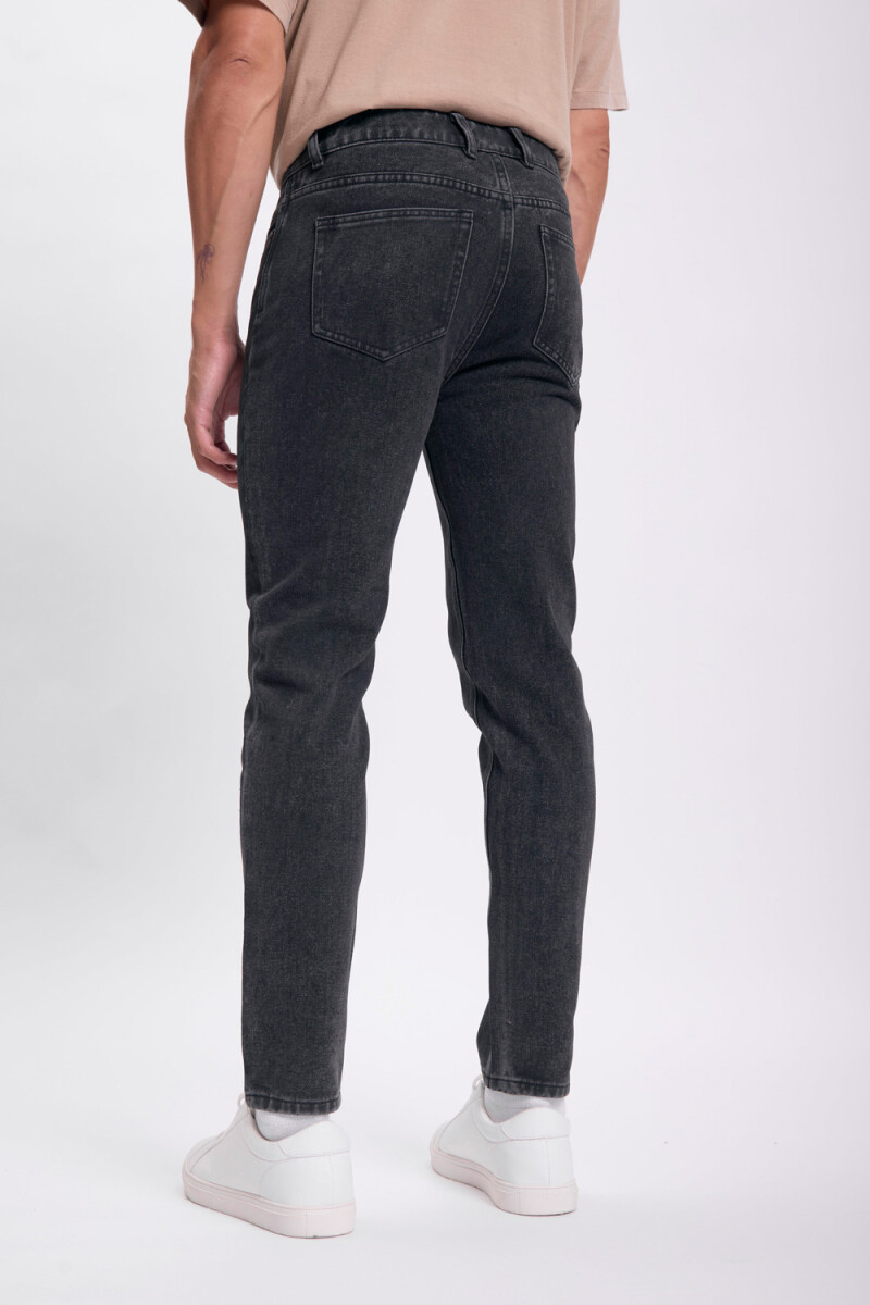 Pantalón jean slim Gris Oscuro