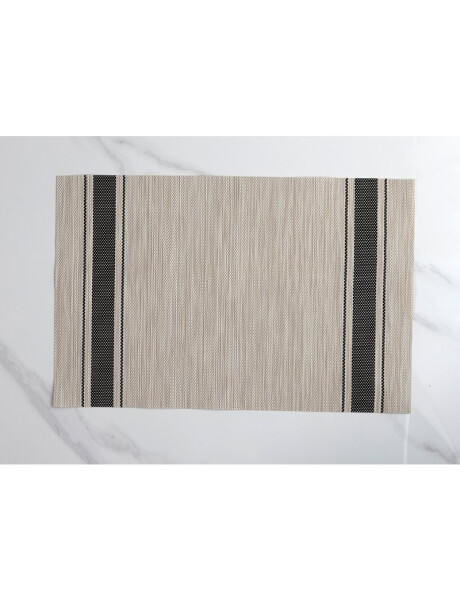 INDIVIDUAL PVC 45x30CM JASPEADO NATURAL/NEGRO INDIVIDUAL PVC 45x30CM JASPEADO NATURAL/NEGRO