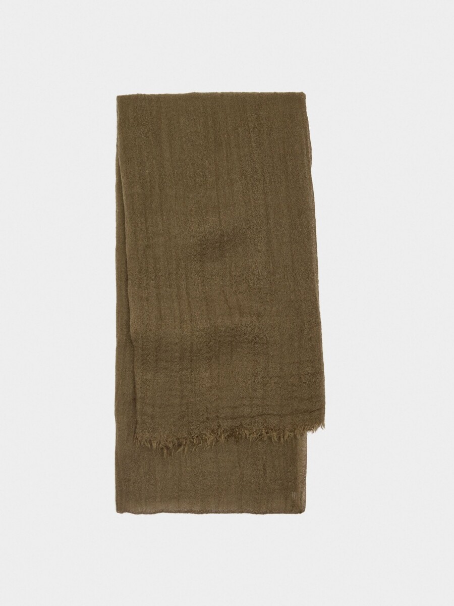 Pashmina Con Mezcla De Lana caqui