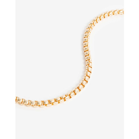 Collar Corto Metal Gold Dorado