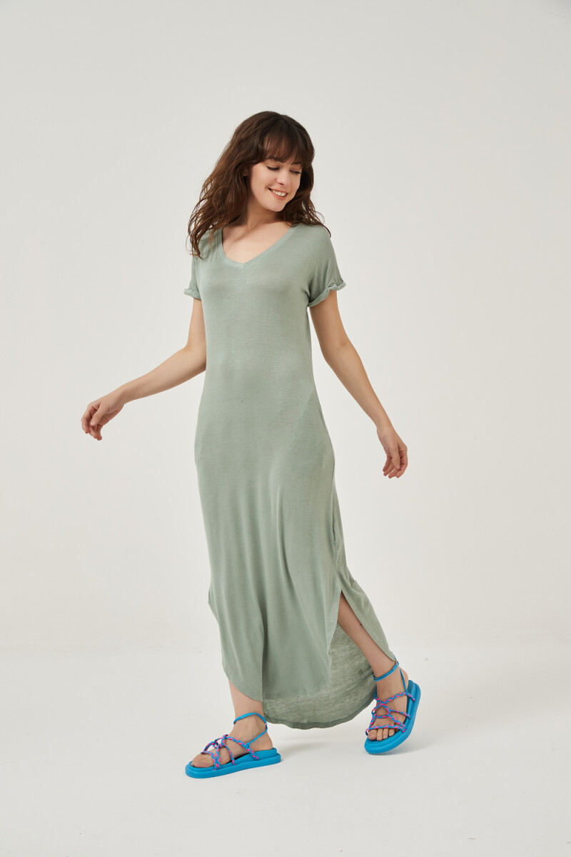 Vestido Agosti - Verde Claro 