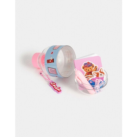 Mini Set De Librería En Botellita Combinacion Multicolor