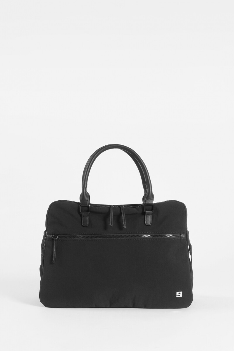 Briefcase para laptop con correa negro