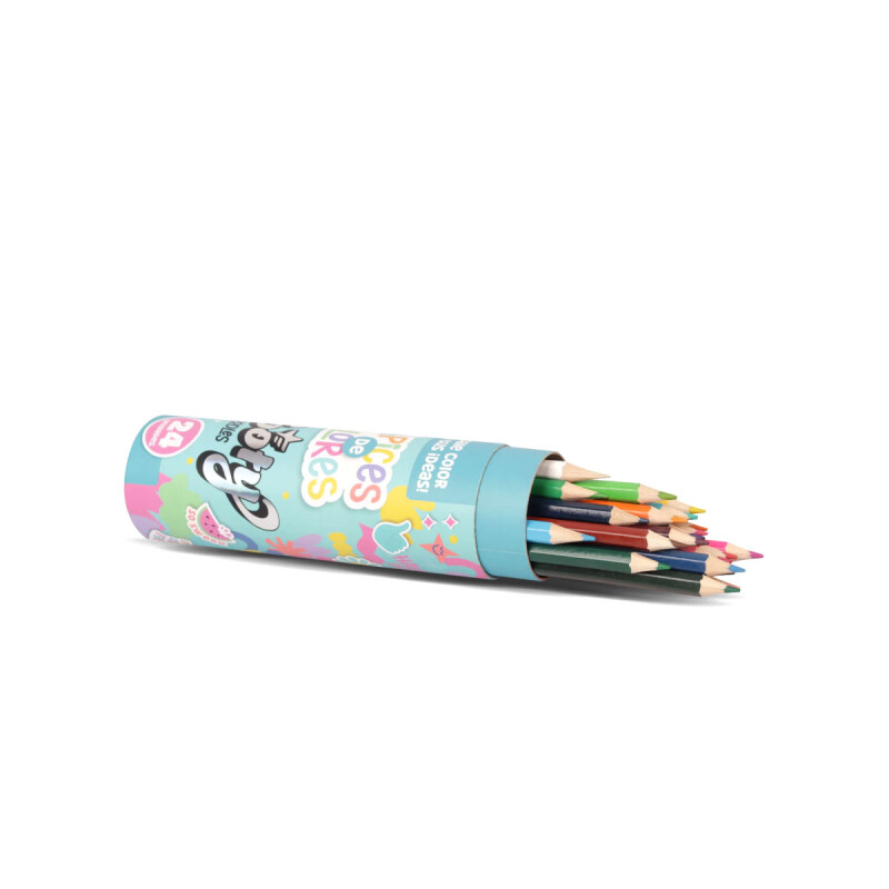 Lapices de colores 24 colores Footy Lapices de colores 24 colores Footy
