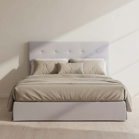 RESPALDO KING TELA GRIS CLIO