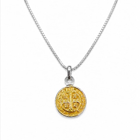 Cadena y medalla San Benito pequeña Cadena y medalla San Benito pequeña
