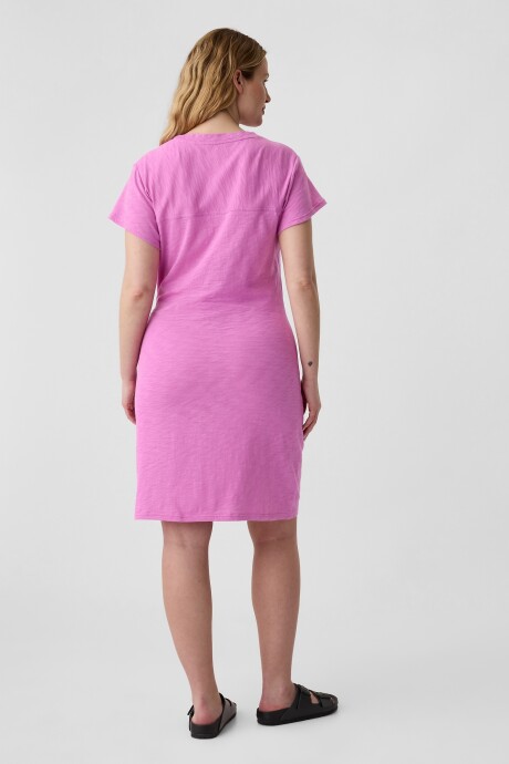 Vestido Con Nudo Mujer Budding Lilac