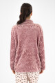 Campera textura Rosa antique