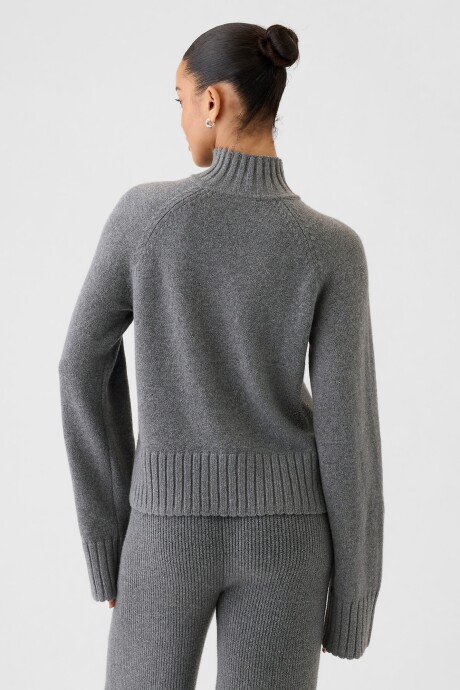 Buzo Polera Cashsoft Mujer B50 Charcoal Heather
