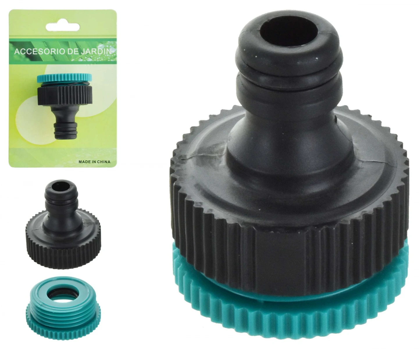 CONECTOR 3/4 CANILLA PRESION PARA MANGUERA BLISTER 4406 
