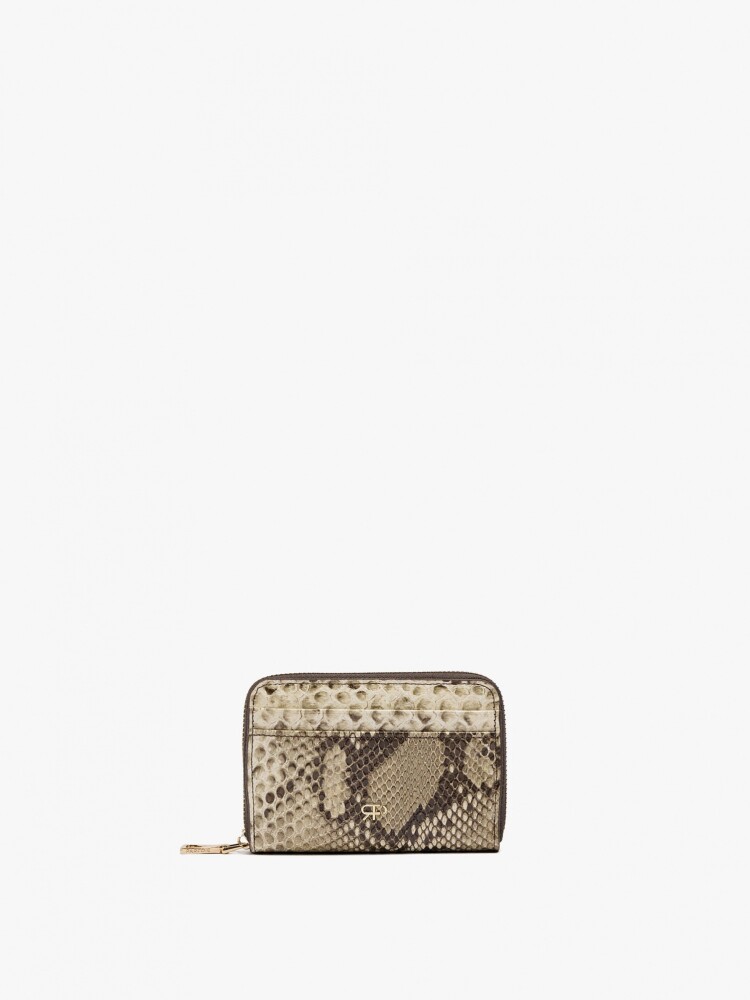 Cartera Básica Con Estampado Animal multicolor