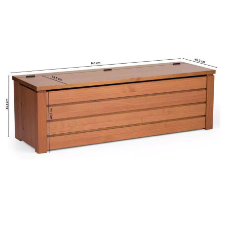 PIE DE CAMA MADERA NATURAL-BEIGE BAUL FRESNO