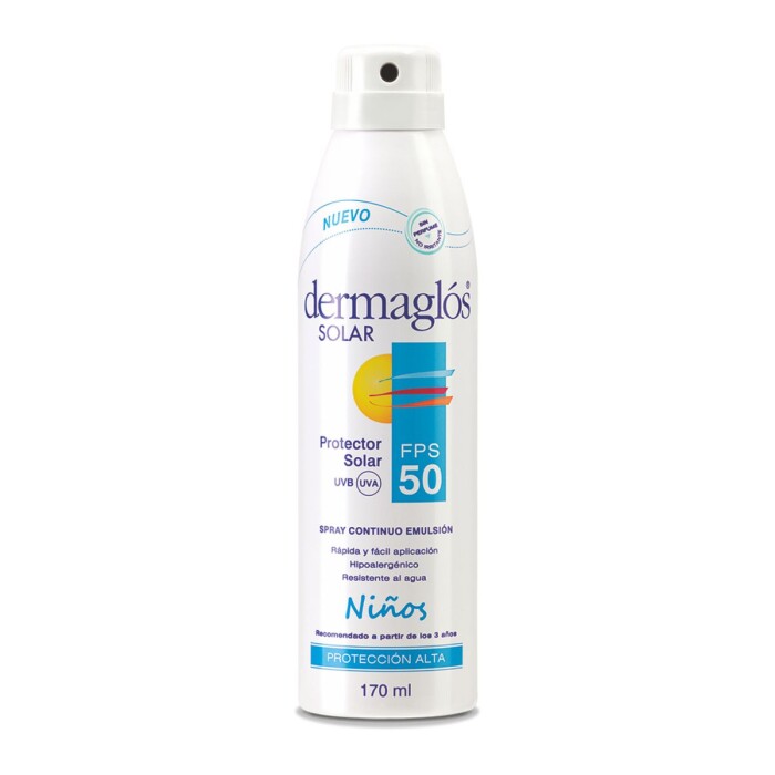 DERMAGLOS SOL NIÑO FPS50 SPRAY CONT.INV. única