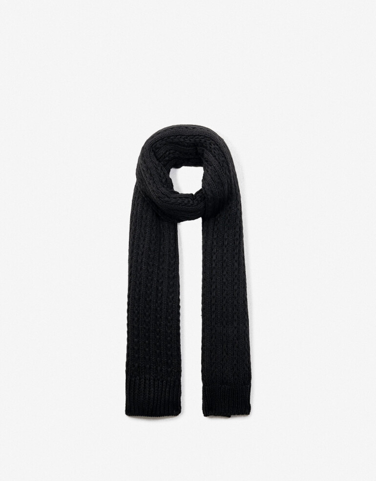 Bufandas Special Price Bufanda Tejida - Negro