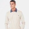 Remera Hombre M/Larga Polo Jersey Lisa Legacy Beige