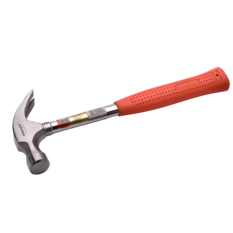 MARTILLO DE UÑA 250G CABO TUBULAR DE ACERO Y AGARR Sin color