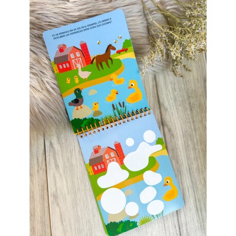 Libro Infantil con Actividades Agua Mágica GRANJA