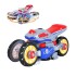 Moto Giratoria Luz Sonido Movimiento 360 Juguete Niños Variante Color Rojo Azul