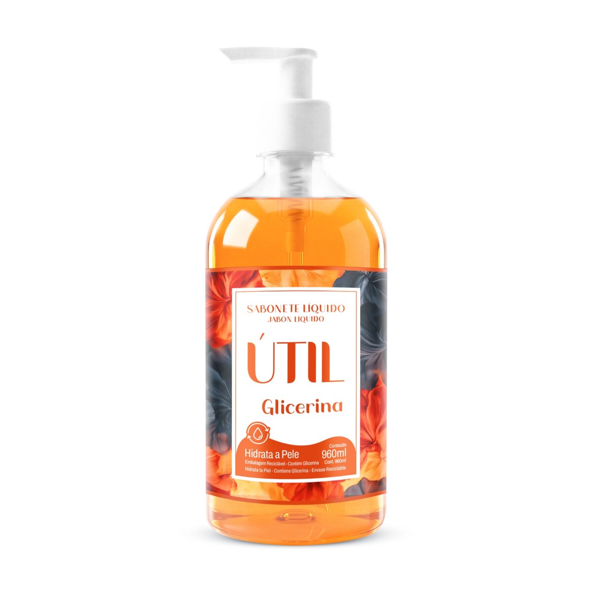 JABON LIQUIDO P/MANOS UTIL 960 ML GLICERINA 