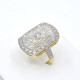 Anillo Nuevo Estilo Antiguo En Oro 18K Y Brillantes Anillo Nuevo Estilo Antiguo En Oro 18K Y Brillantes