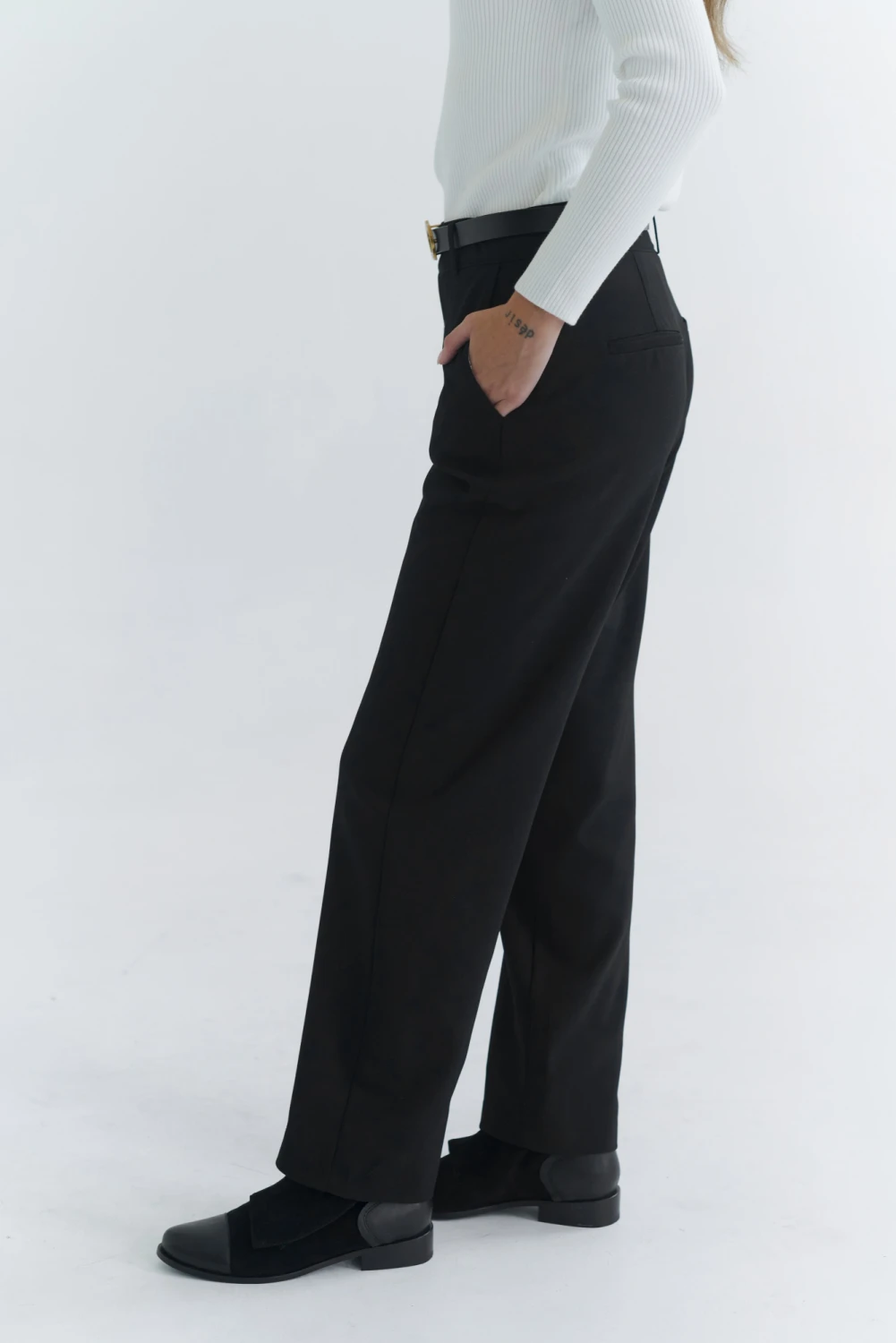 PANTALON SASTRERO negro 5