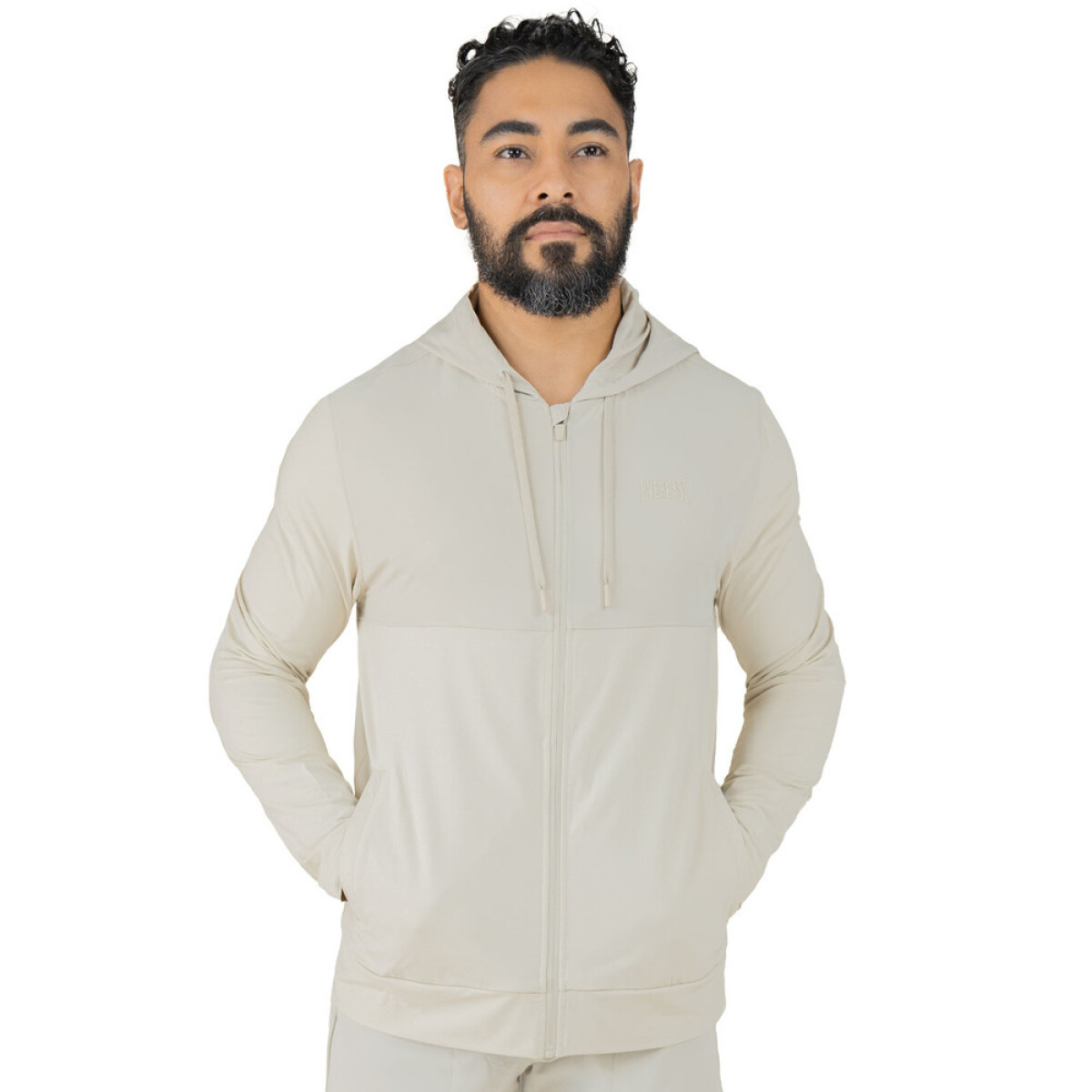 JACKET MEN POLY/ELAST EVERLAST E-DAY KH M6 - KHAKI 