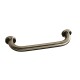 AGARRADERA METALICA 28CM PARA BAÑO LINEA ROMA BRUSHED NICKEL GRIS-BRUSHED NICKEL