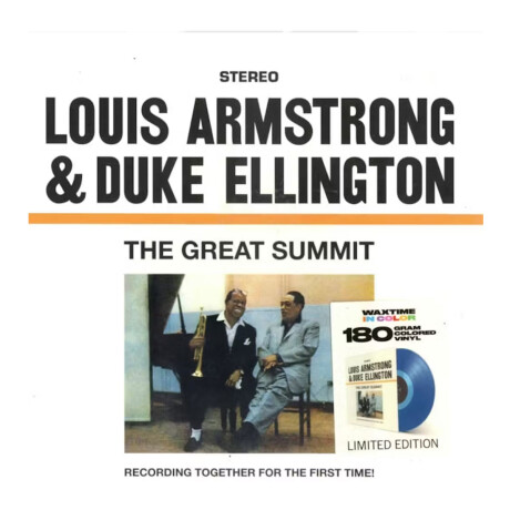Louis Armstrong & Duke Ellingtonthe Great Summit (limited Transparent Blue Vinyl)lp Louis Armstrong & Duke Ellingtonthe Great Summit (limited Transparent Blue Vinyl)lp