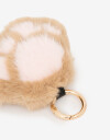 Llavero Cozy Llavero Y Bag Charm Patita Peluche - Combinacion Bicolor