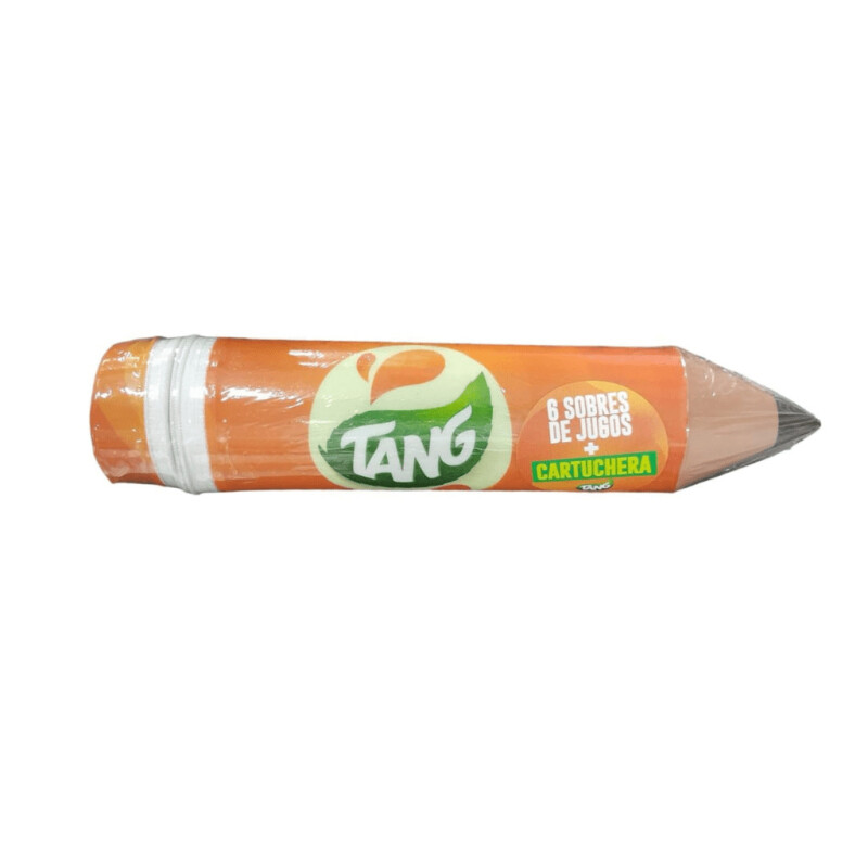 Cartuchera naranja TANG + 6 Jugos Cartuchera naranja TANG + 6 Jugos
