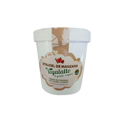 Helado Strudel De Manzana Vegalatto 350ml Helado 350 Str Manzana Vegalat