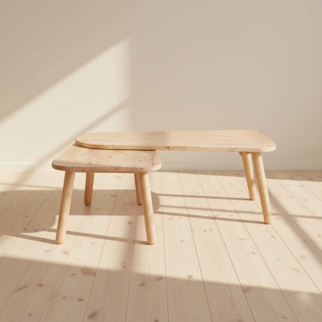 MESA RATONA MADERA NATURAL-BEIGE MONTANA NATURAL