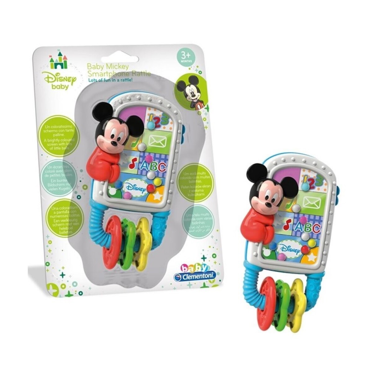 Sonajero Mickey Minnie Celular Espejo 
