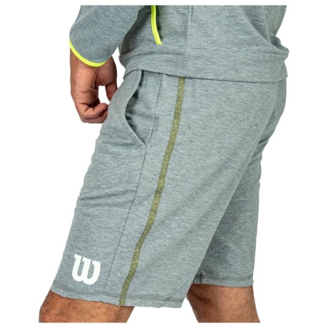 Short Deportivo para Hombre Wilson Dry Shift Jaspeado Gris Gris