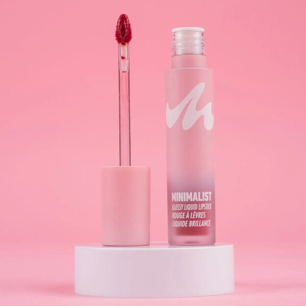 Labial Glossy Minimalist morados Nº02