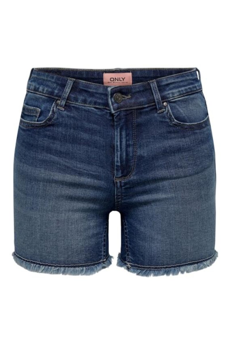 Short Blush Dark Blue Denim