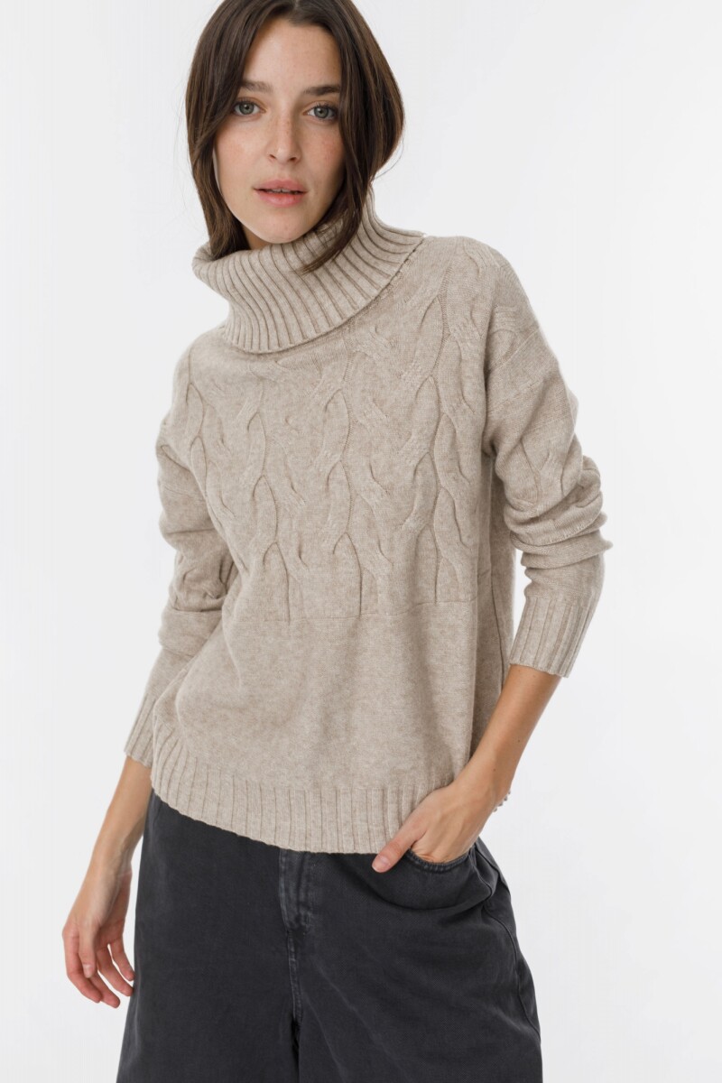 Sweater Poleron Pampa Crudo