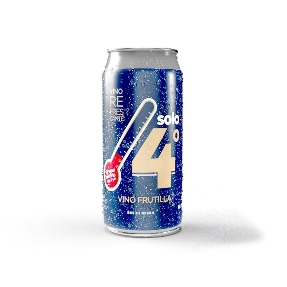 Vino refrescante frutilla Bodega Barbero lata 473mL 