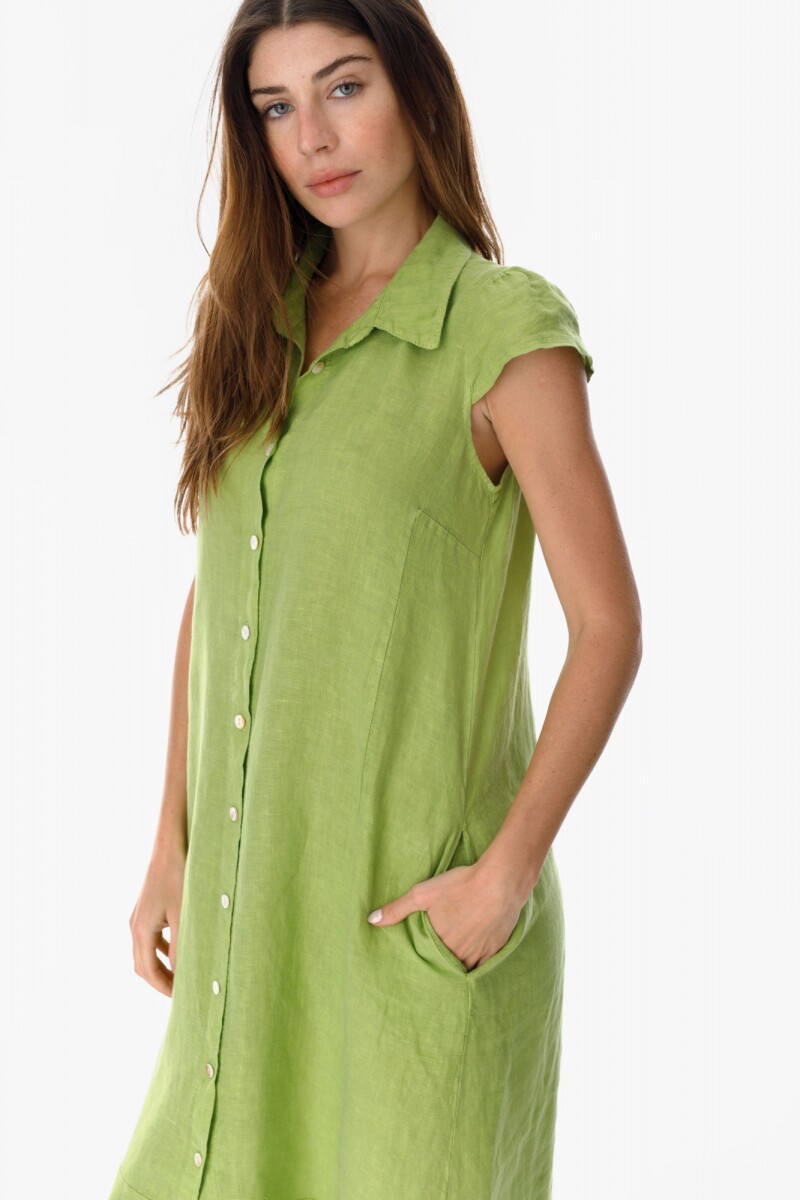 Vestido New Budha Verde Pistacho