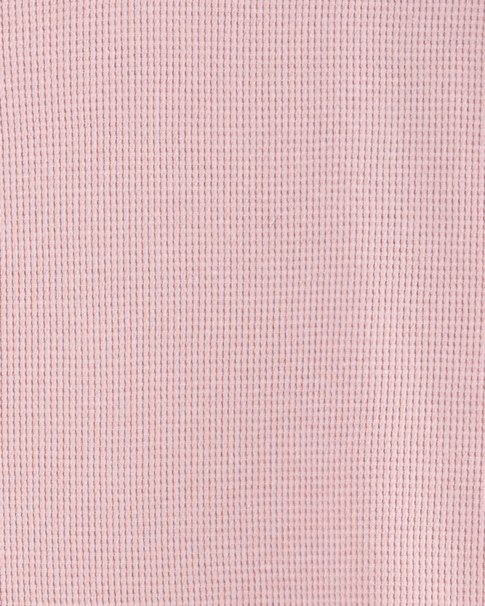 Remera de algodón térmico, con largo irregular y bolsillo canguro Sin color
