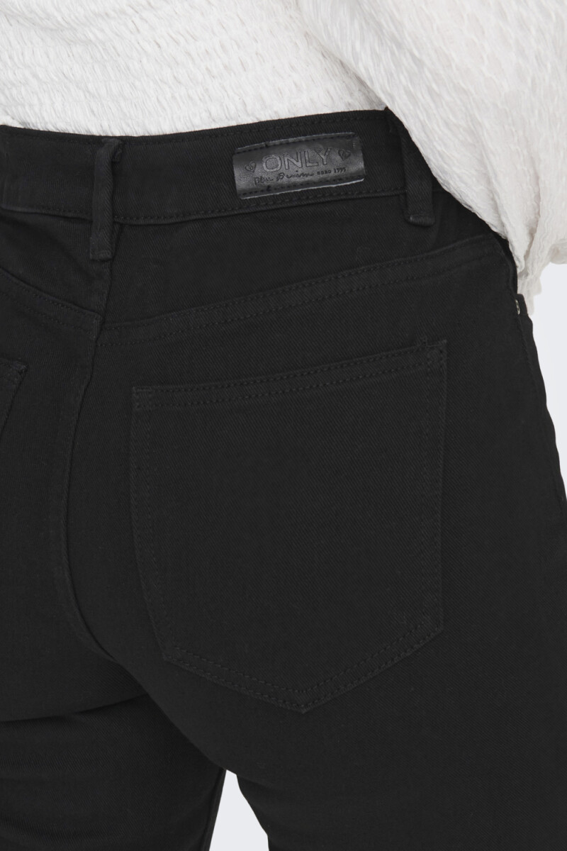 Jeans Emily Cropped Black Denim
