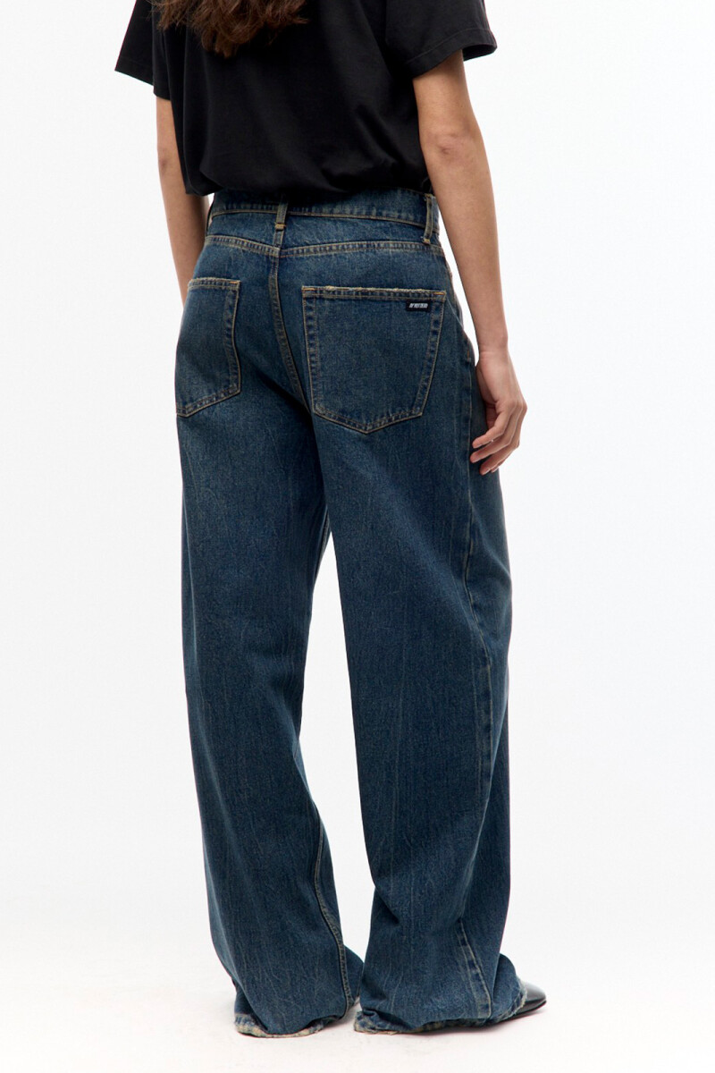 WIDE DARK BLUE Azul