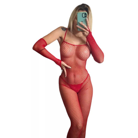 Catsuit De Red Rojo