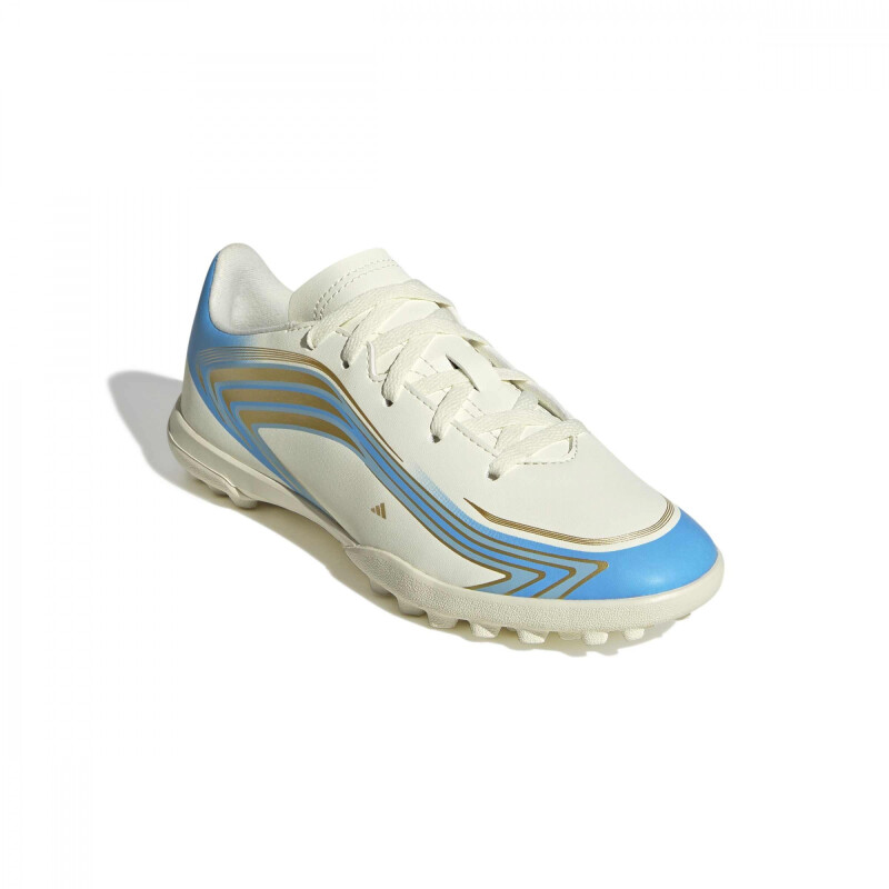 Championes Adidas F50 MESSI CLUB TF J Niños KK1380 Blanco-celeste Claro