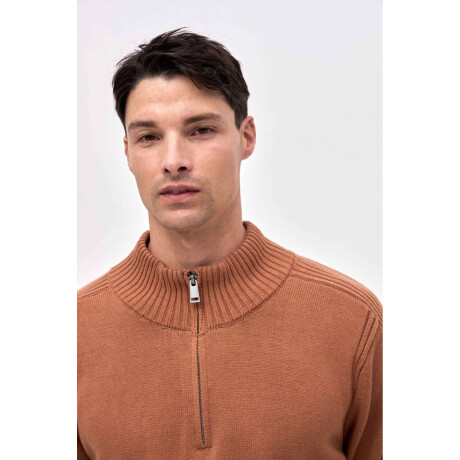 Buzo punto Folie Marrón