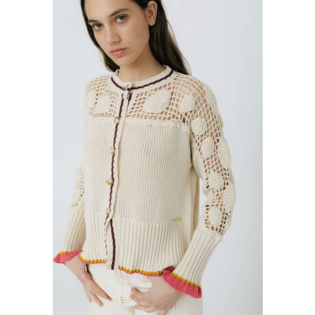CARDIGAN CUTE COTTON Crudo
