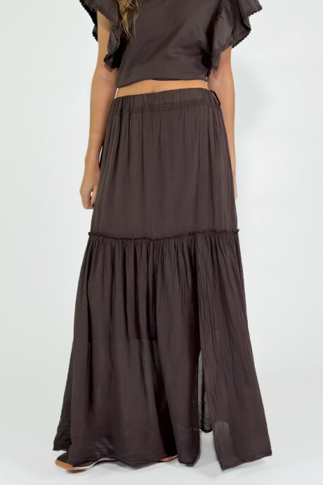 POLLERA MONTERROSSO Chocolate